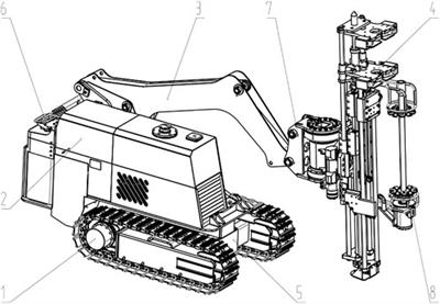 Workspace analysis and motion control strategy of robotic mine anchor drilling truck manipulator based on the WOA-FOPID algorithm